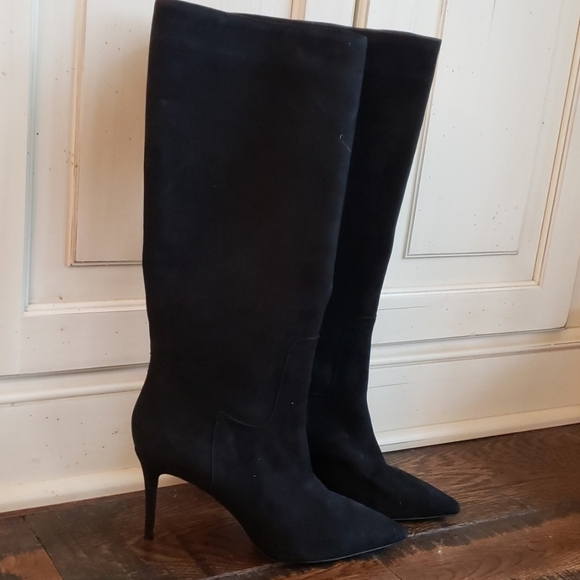 J. Crew High-heel tall boots in suede AE909 - Picture 3 of 5